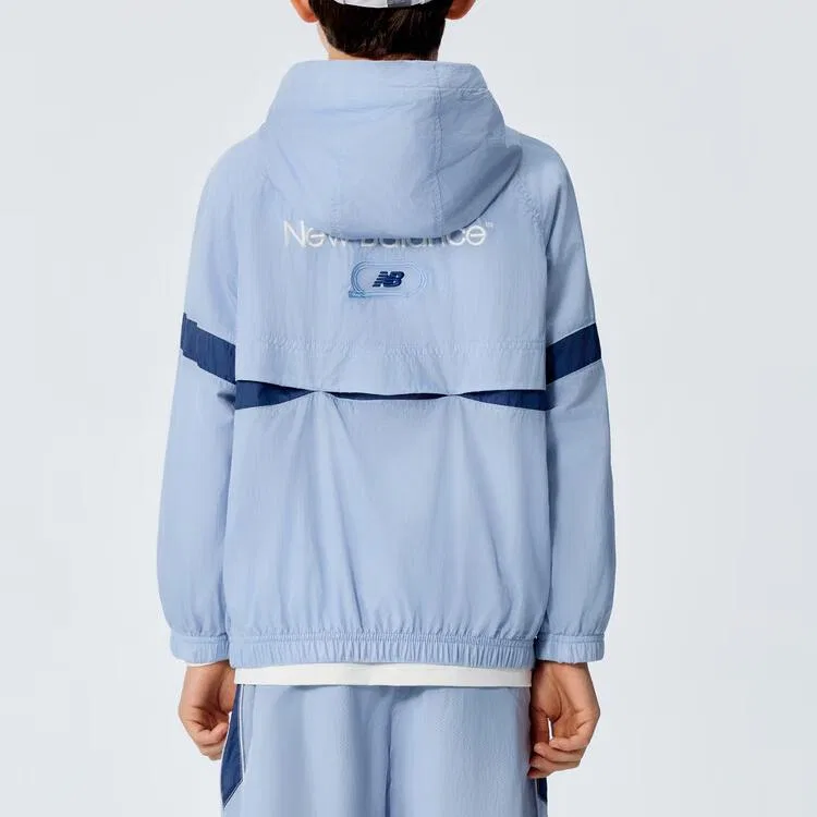 Детская куртка с капюшоном Moderate New Balance, Light Blue — фото 4
