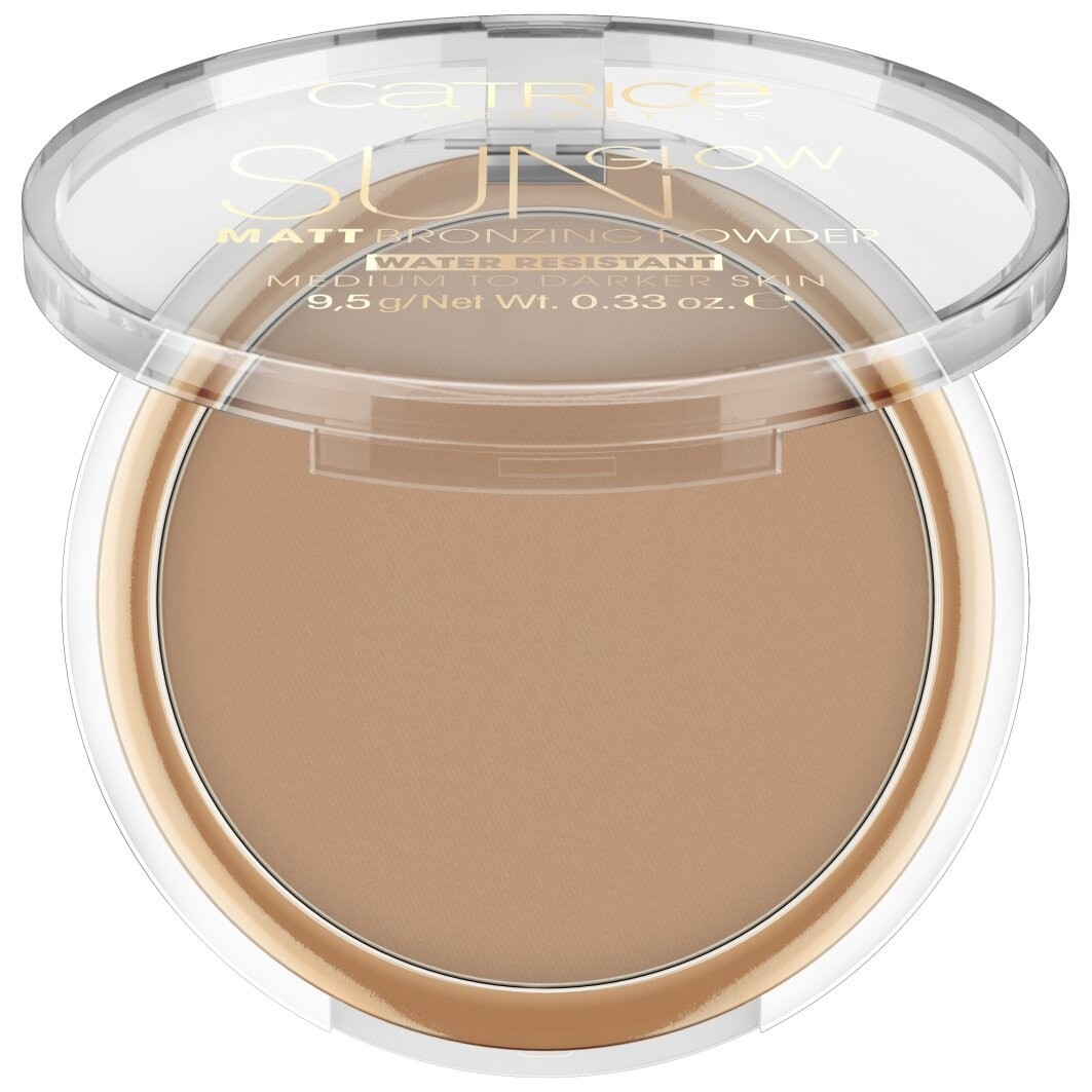 

Бронзер sun glow matt bronzing Catrice, 035 - universal bronze, вес 9.5 гр.
