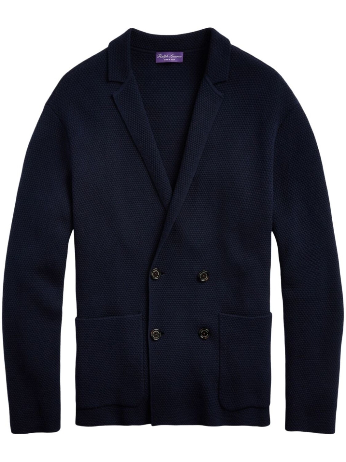 

Двубортный кардиган Ralph Lauren Purple Label, синий