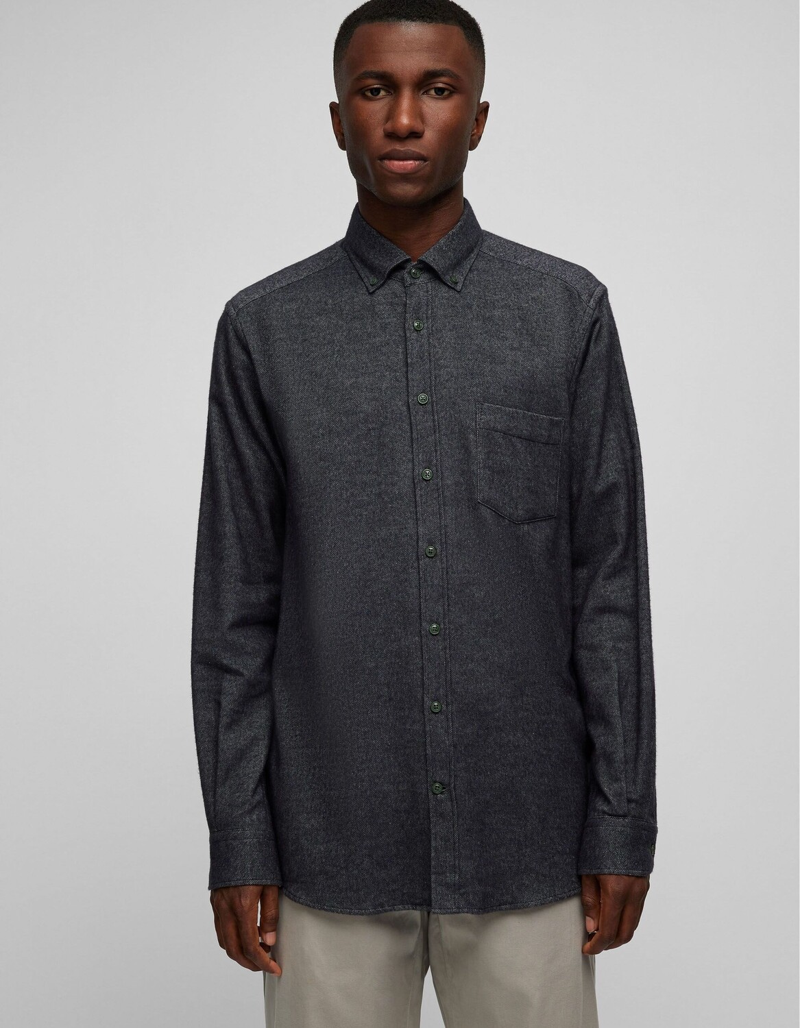 

Рубашка HECHTER PARIS Casual Flanell, цвет carbon