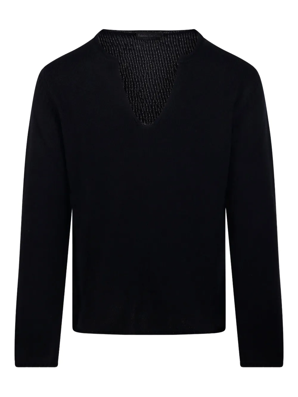 

Свитер с V-образным вырезом Fabrizio Del Carlo, черный