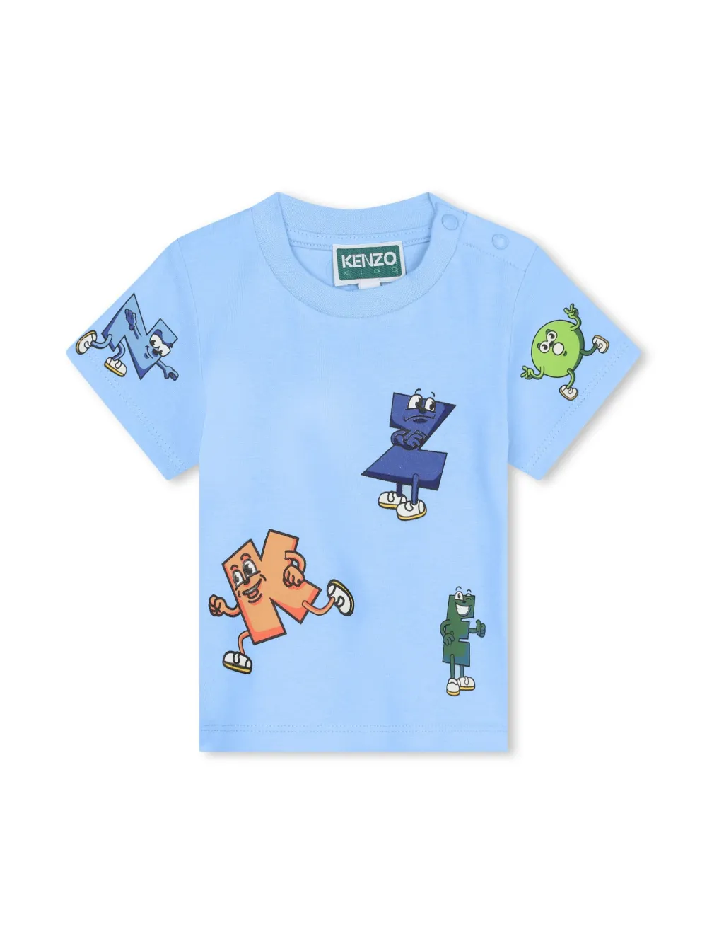 

Футболка с логотипом Kenzo Kids, синий