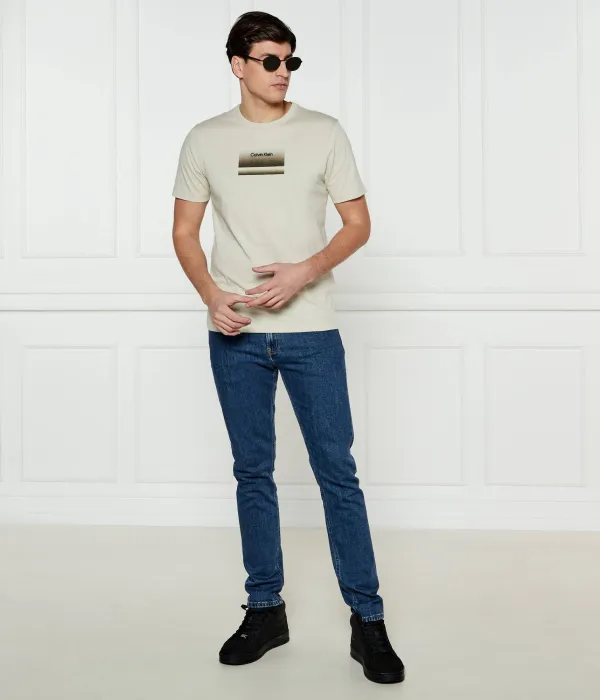 Футболка Regular fit Calvin Klein, бежевый — фото 2
