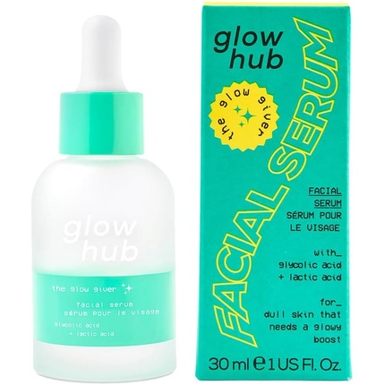 

Сыворотка для лица Glow Giver с гликолевой и молочной кислотами Glow Hub