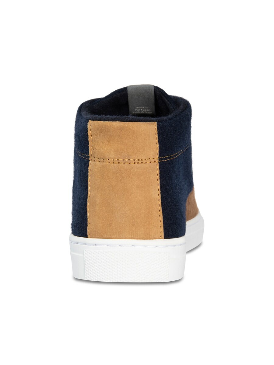 Высокие кеды Baabuk High-Top Sneakers Sky Wooler, цвет dark blue/light brown — фото 3