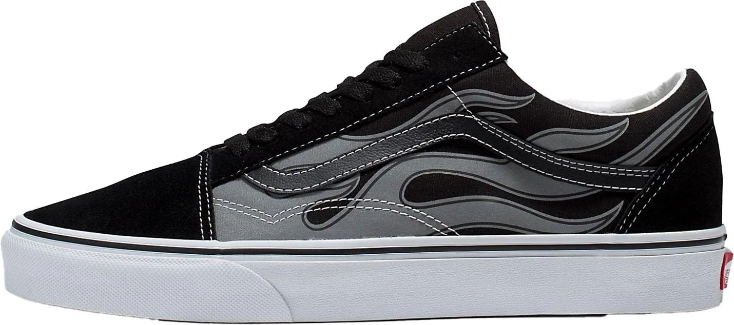 Кроссовки Vans Old Skool Reflective Flame, Black