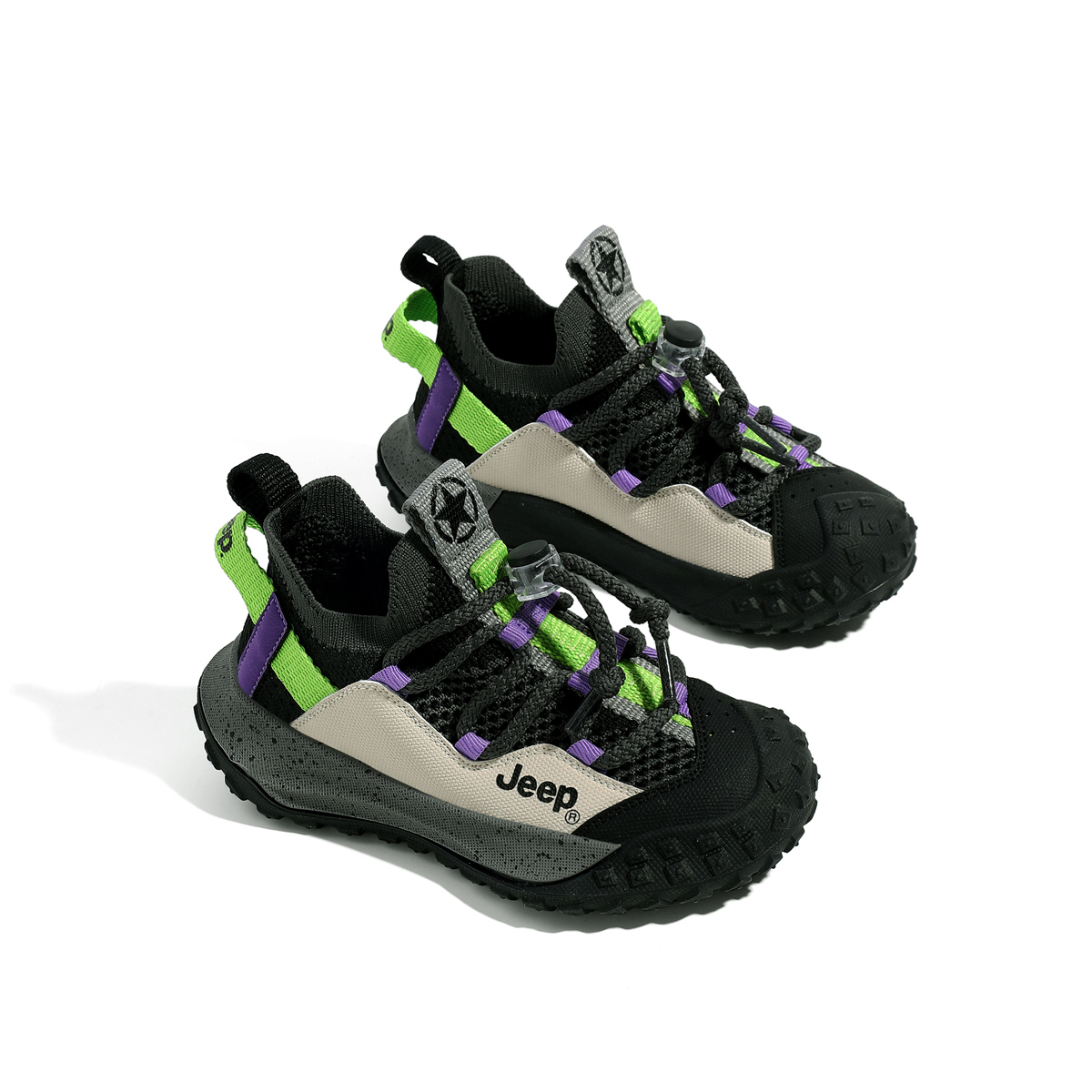 Jeep Износостойкие амортизаторы Kids Lifestyle Shoes Black White Kids' — фото 4