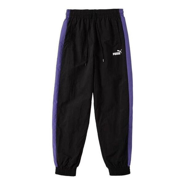 

Брюки panel woven pants 'black' Puma, черный