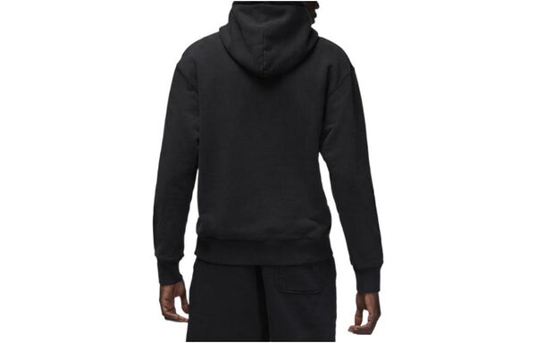 Толстовка Air Jordan Wordmark Fleece Hoodie 'Black', черный — фото 3