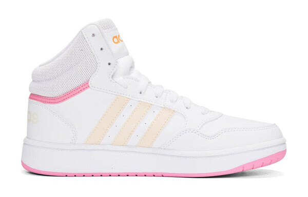 Кроссовки neo hoops mid 3.0k Adidas, белый — фото 2