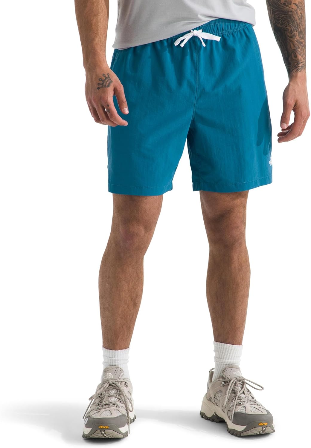 

THE NORTH FACE Мужские шорты Action Shorts 2.0 | Легкие и дышащие нейлоновые шорты с технологией Flashdry и регулируемым шнурком, Dusk Blue