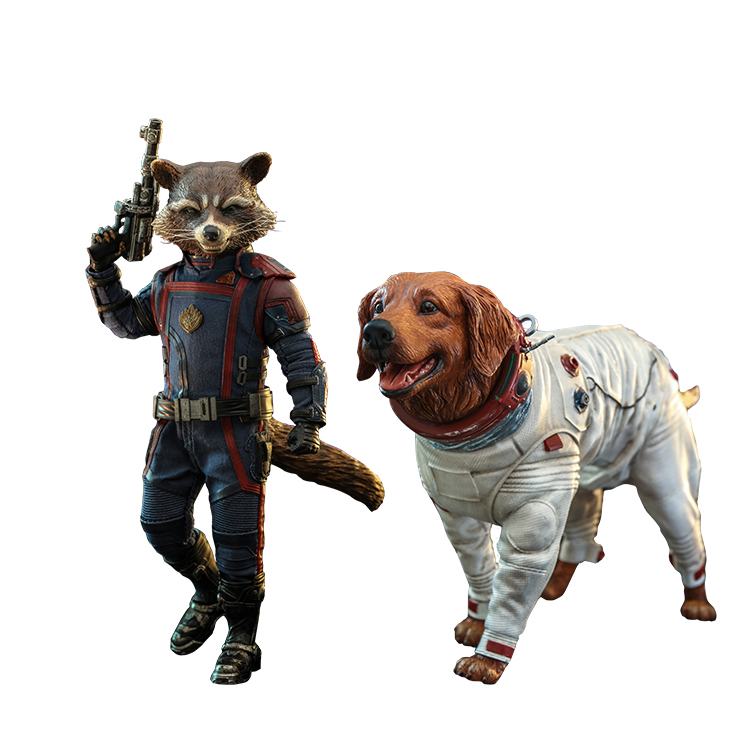 

Фигурки в масштабе Стражи Галактики: Енот Ракета и Космо Hot Toys, Galaxy Guardians Rocket Raccoon and Cosmo