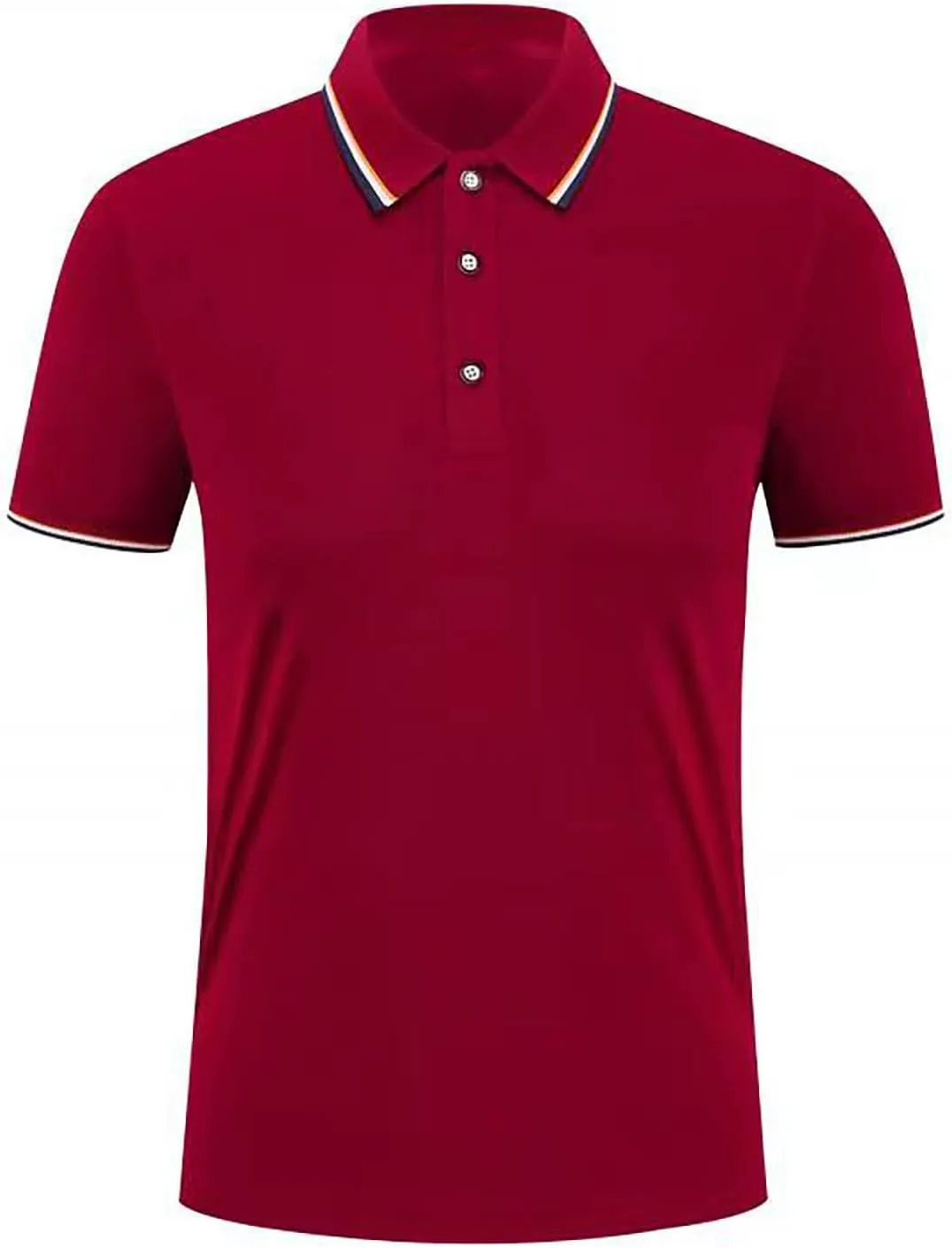 

Мужская поло для гольфа с коротким рукавом, влагоотводящая QUNPIU