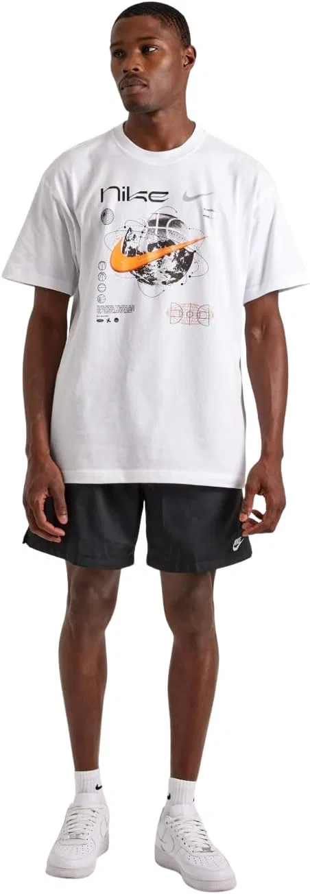 Футболка Nike Max90 Basketball Swoosh, белый — фото 4