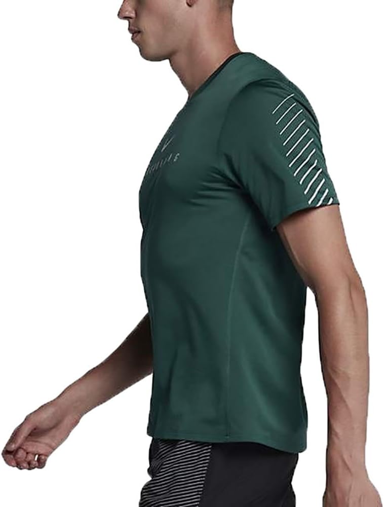 Мужская футболка для фитнеса и тренировок Nike, Dark Atomic Teal(858075-375)/Silver — фото 3