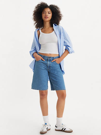 

Женские штаны Baggy Dad Levi's, цвет Foolish Love - Dark Wash