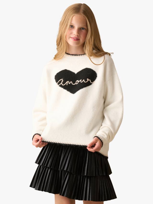 

Детский свитер Amour Heart Angel & Rocket, Ivory