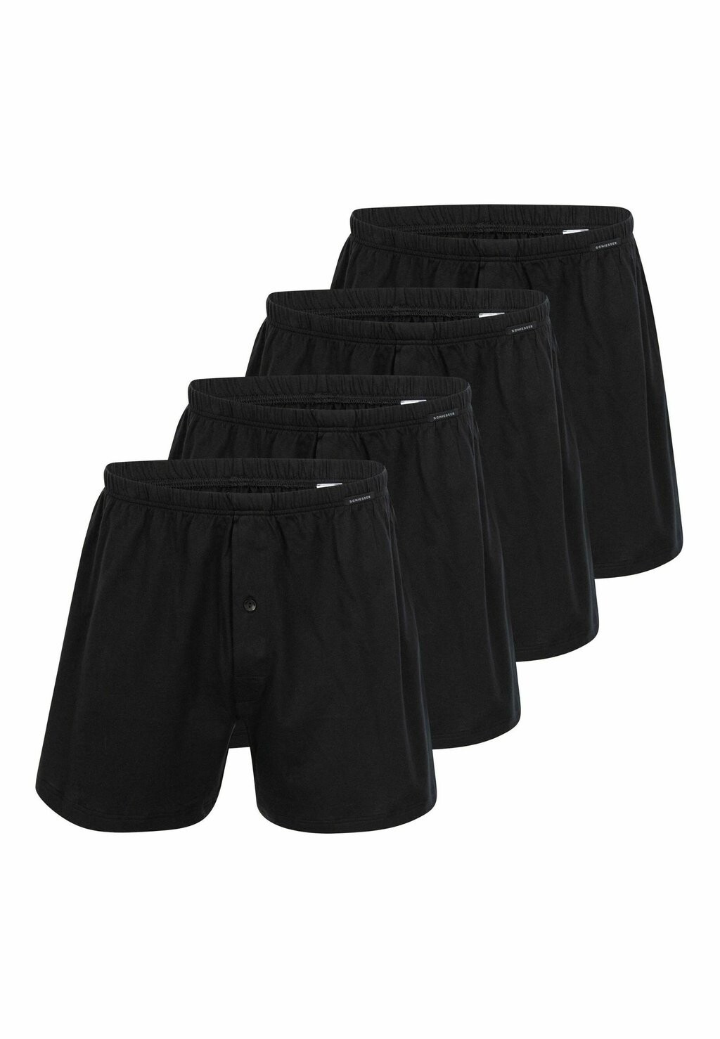 

Боксеры 4ER PACK SINGEL Schiesser, черный