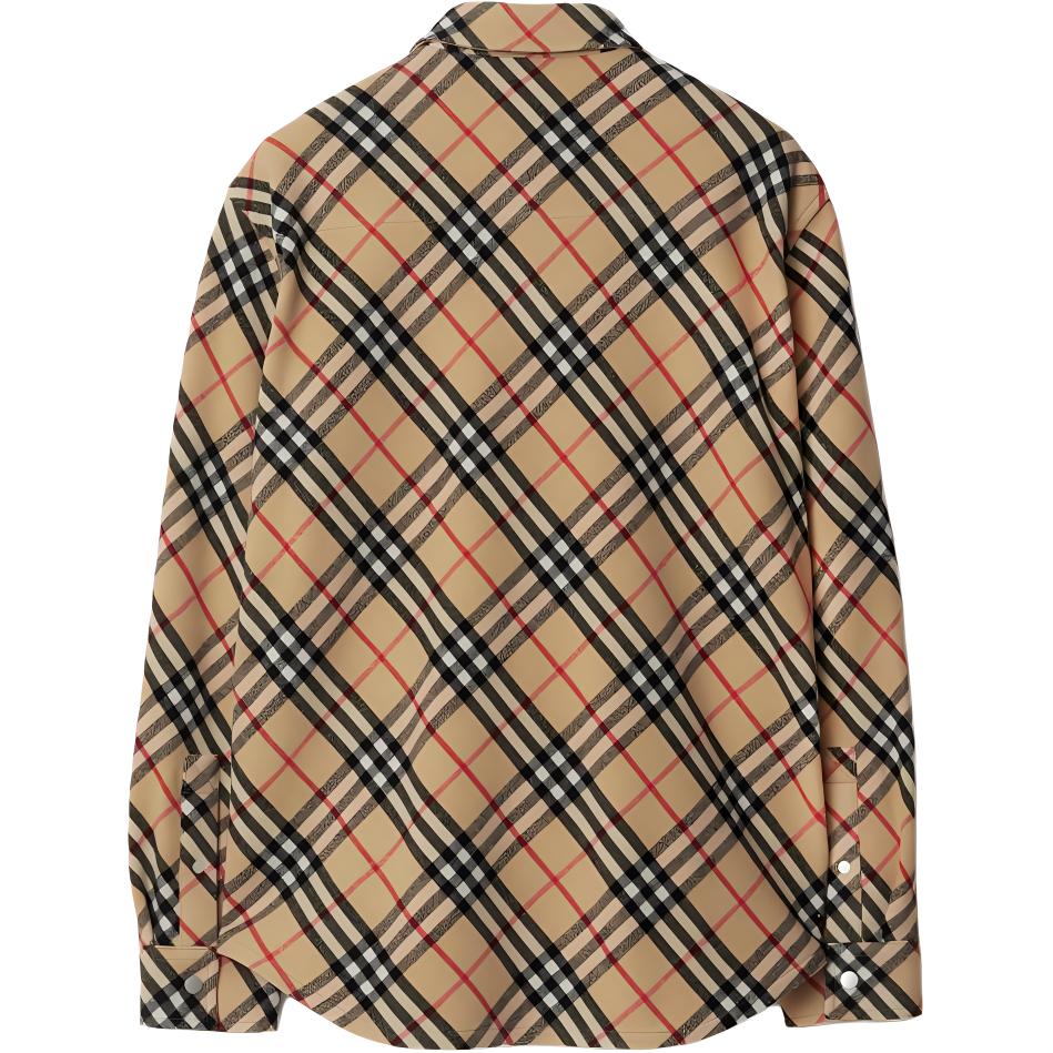 Рубашка Burberry Винтажная клетчатая с длинным рукавом, мультиколор — фото 3