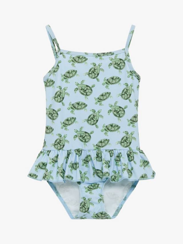 

Детский купальник с баской Turtle Trotters, Blue