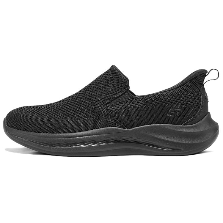

Skechers Низкие повседневные туфли Slip Ins, устойчивые к истиранию, полностью черные