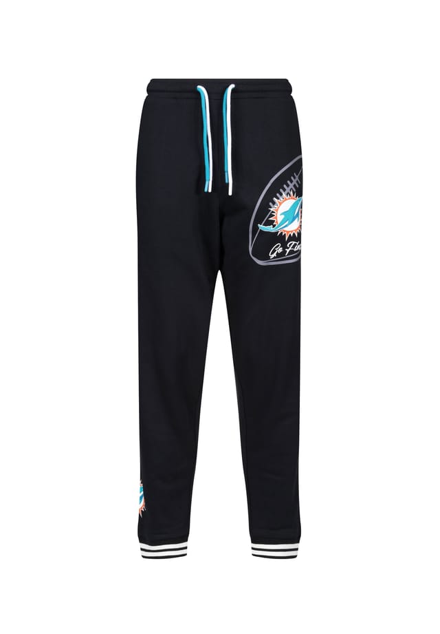 

Спортивные штаны NFL Dolphins Go Fins свободного кроя Re:Covered, черный