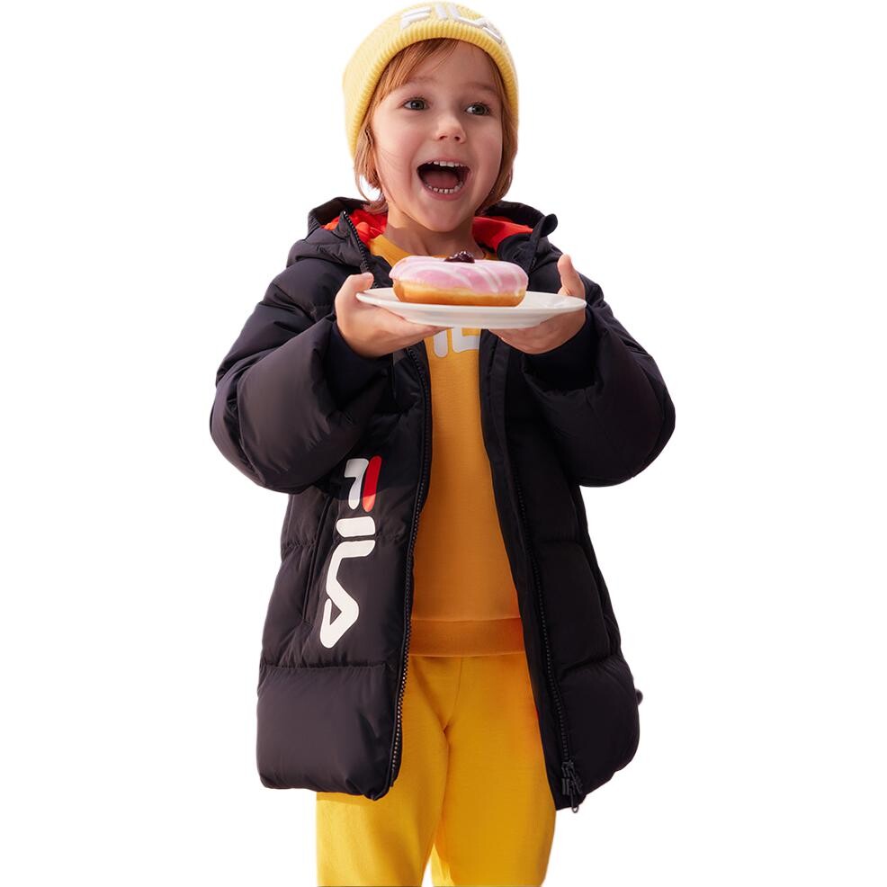 Детские пуховики/жилеты Fila Kids, синий — фото 2