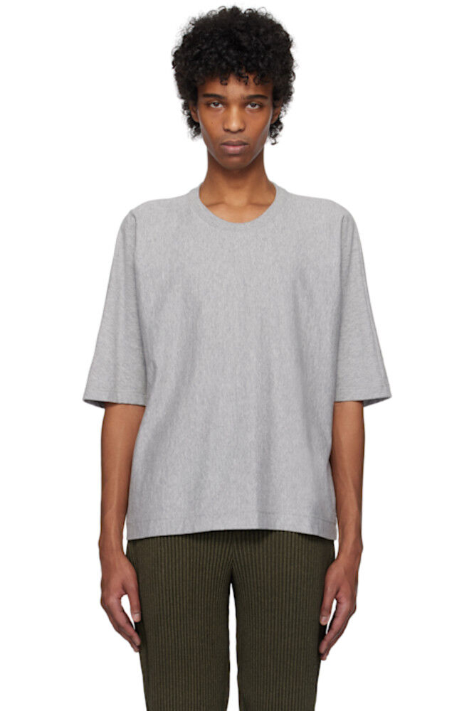 

Серая футболка Release-T Basic HOMME PLISSÉ ISSEY MIYAKE