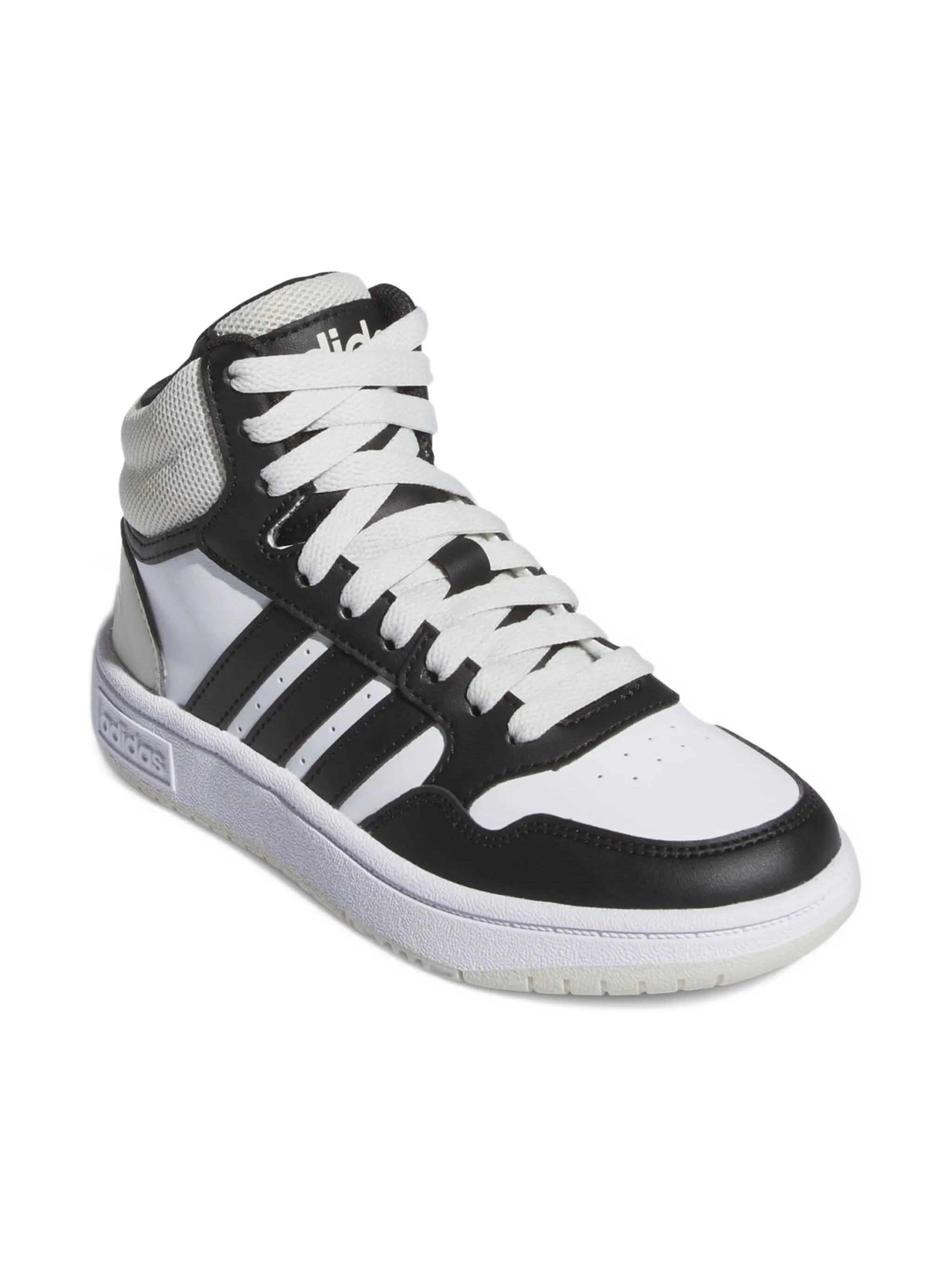 

Кроссовки Hoops 3.0 Mid White/Black Adidas Kids, белый