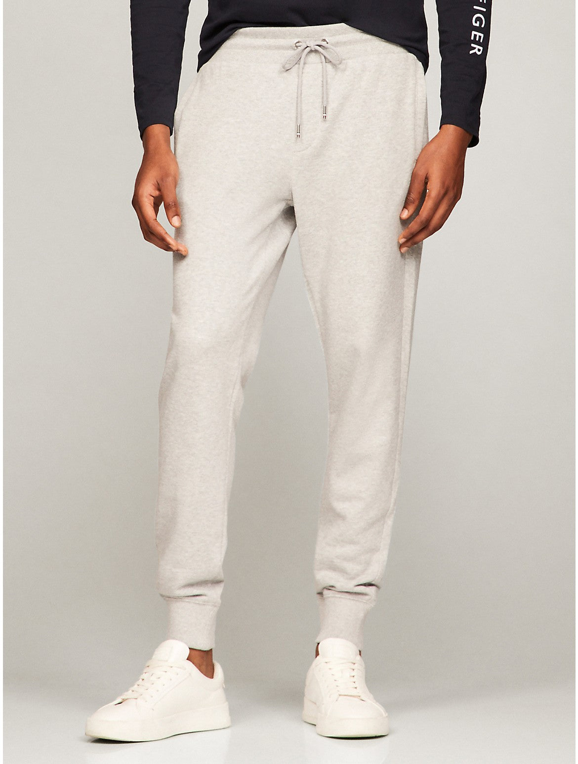 

Мужские спортивные штаны Tommy Hilfiger с логотипом-флагом, цвет grey heather