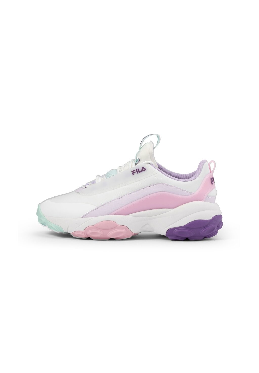 

Кроссовки низкие FOOTWEAR LOLIGO CB Fila, цвет white pink nectar