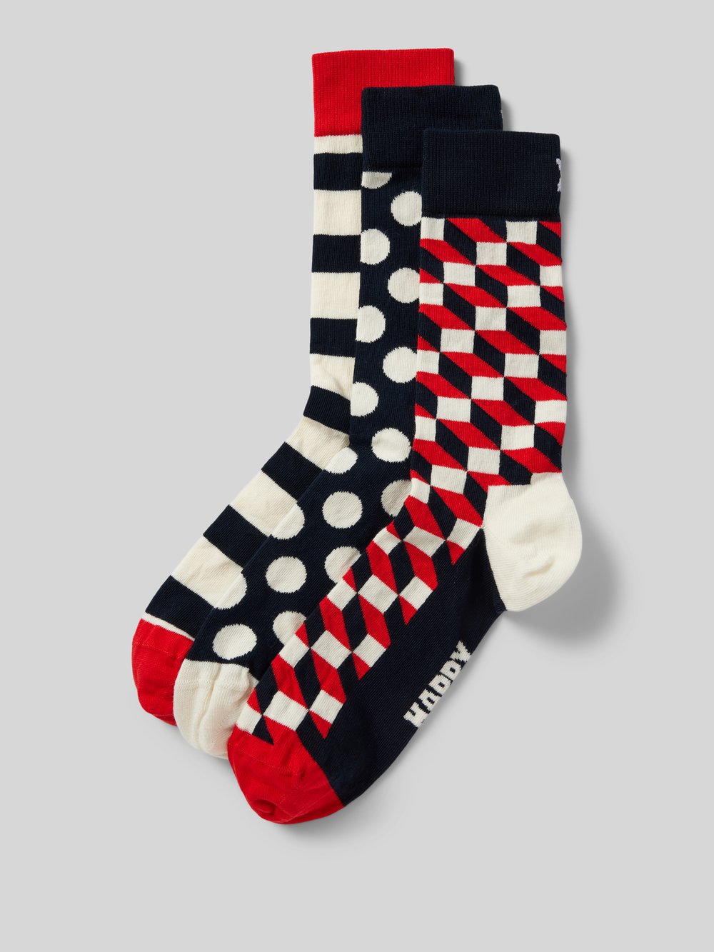 

Носки с добавлением стретча модель «Классика» в упаковке 3 шт Happy Socks