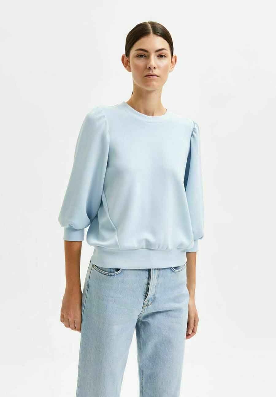 

Толстовка SLFTENNY NOOS Selected Femme, цвет cashmere blue