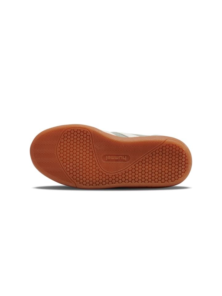 Hummel Детские кроссовки на липучках Victory Suede Lifestyle Kids в цвете FROSTY GREEN — фото 4