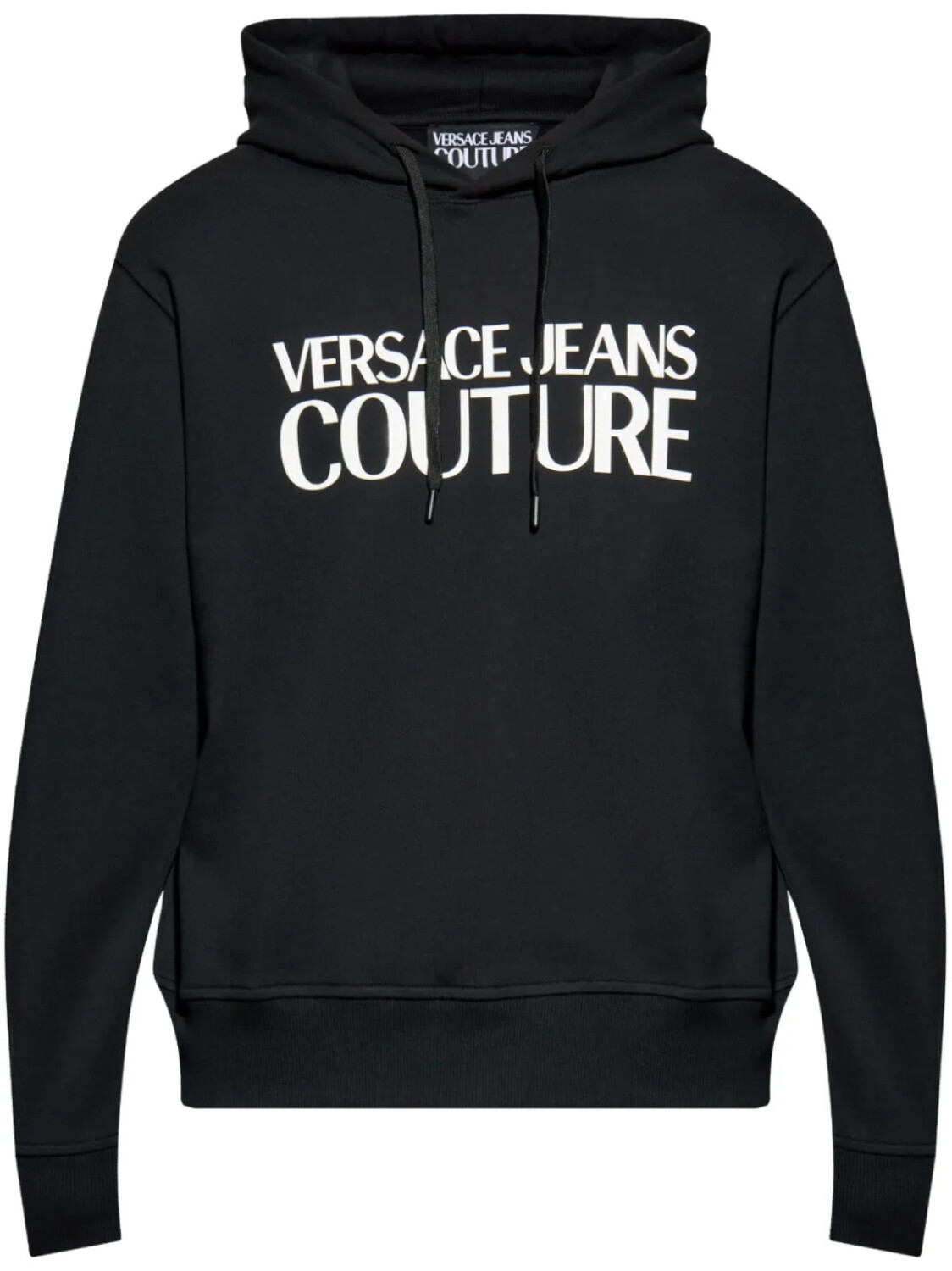 

Худи из хлопка Versace Jeans Couture, черный