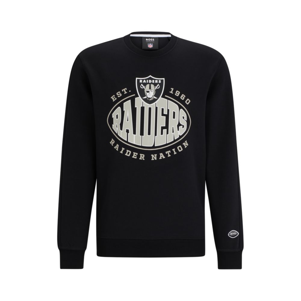 

Толстовка из хлопковой смеси BOSS x NFL с совместным брендингом, цвет raiders