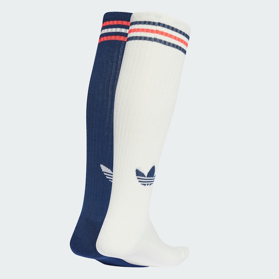 Носки ADIDAS ORIGINALS 3-Stripes Knee 2, темно-синий/белый — фото 2