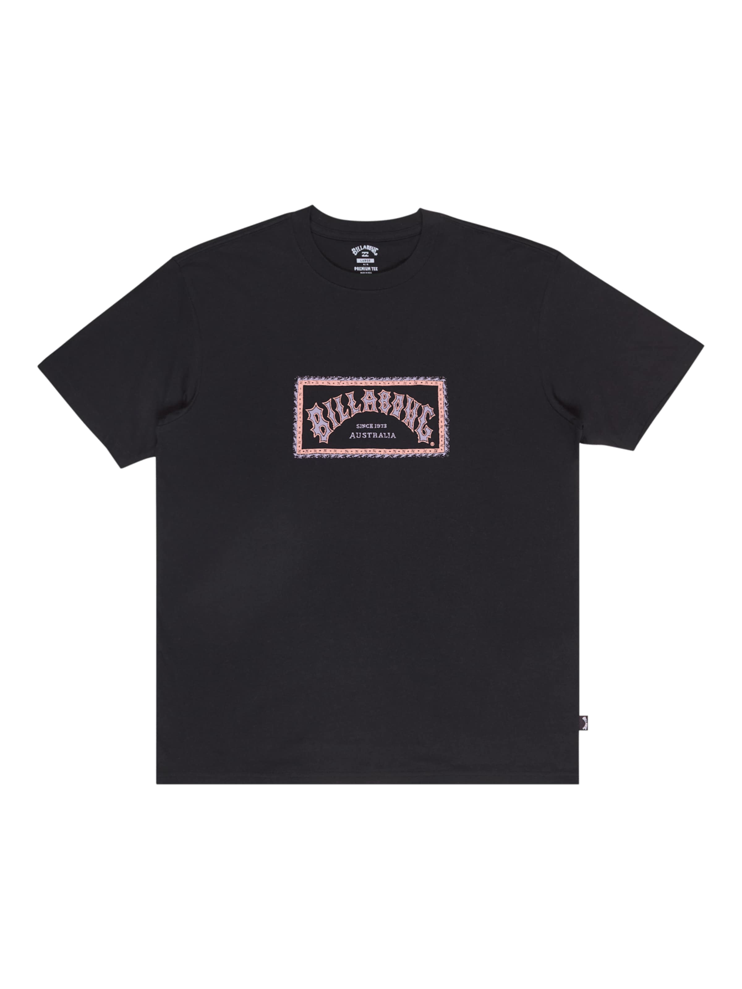 

BILLABONG Футболка 'Arch Frame' в черном цвете