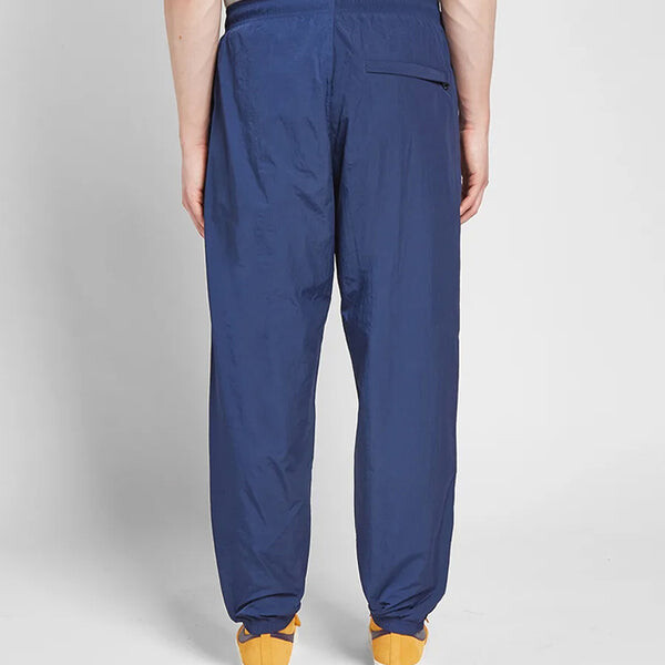 Брюки men's swoosh embroidered retro nylon sports pants/trousers/joggers blue Nike, синий — фото 4