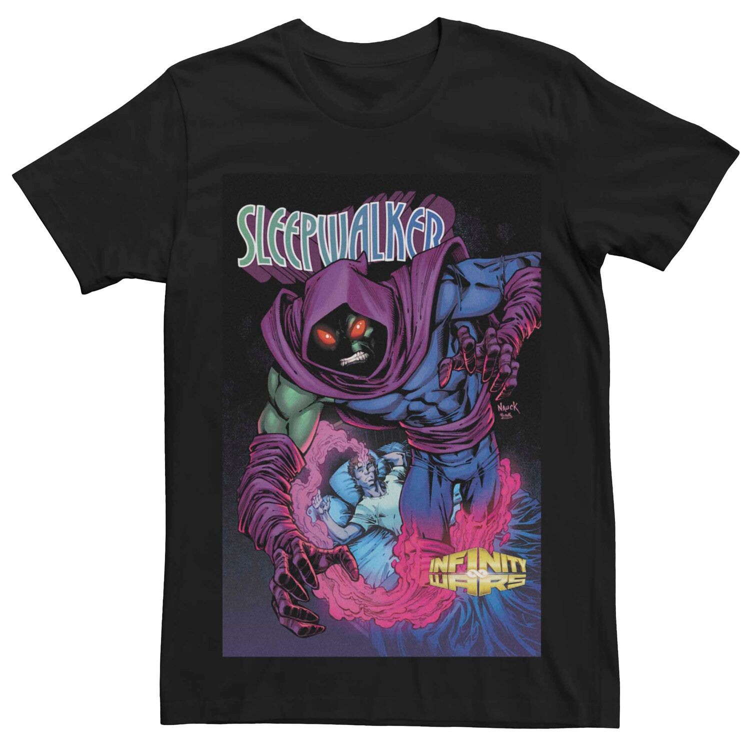 

Мужская футболка с обложкой комиксов Marvel's Infinity Wars Sleepwalker #1 Licensed Character