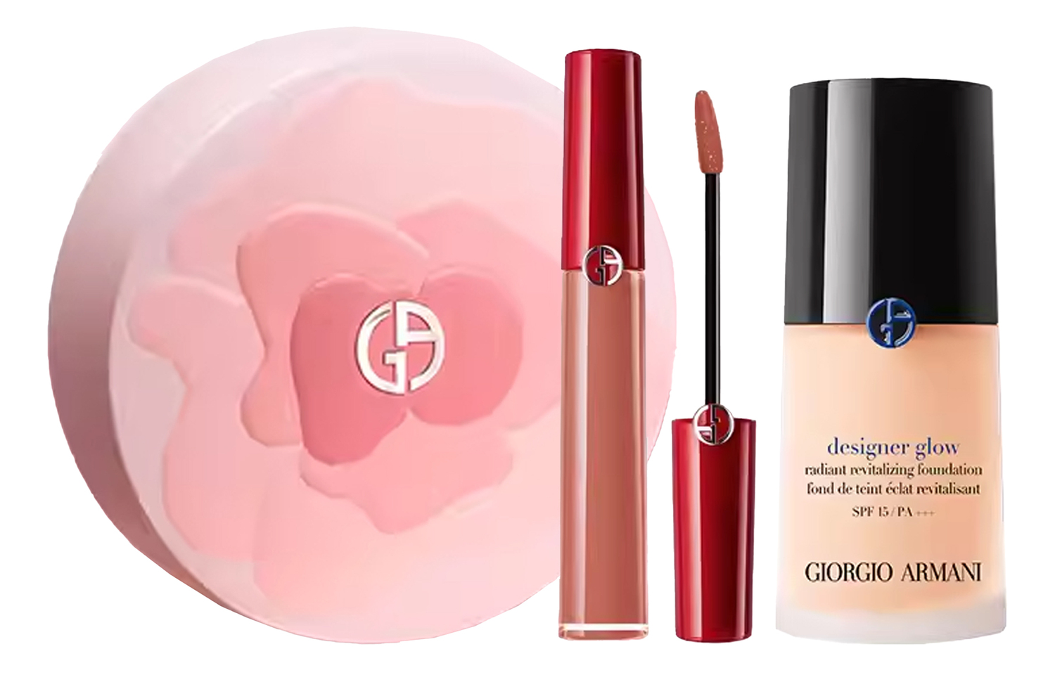 GIORGIO ARMANI Набор косметики 520 Limited Red Tube Master Box для естественного осветления и коррекции тона кожи — фото 3