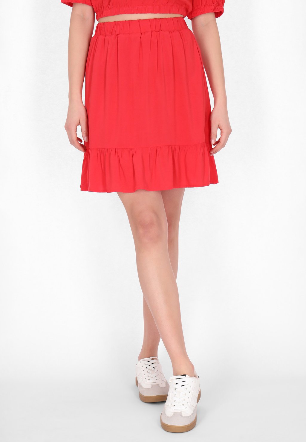

Юбка А-силуэта Mini skirt myMo, красный