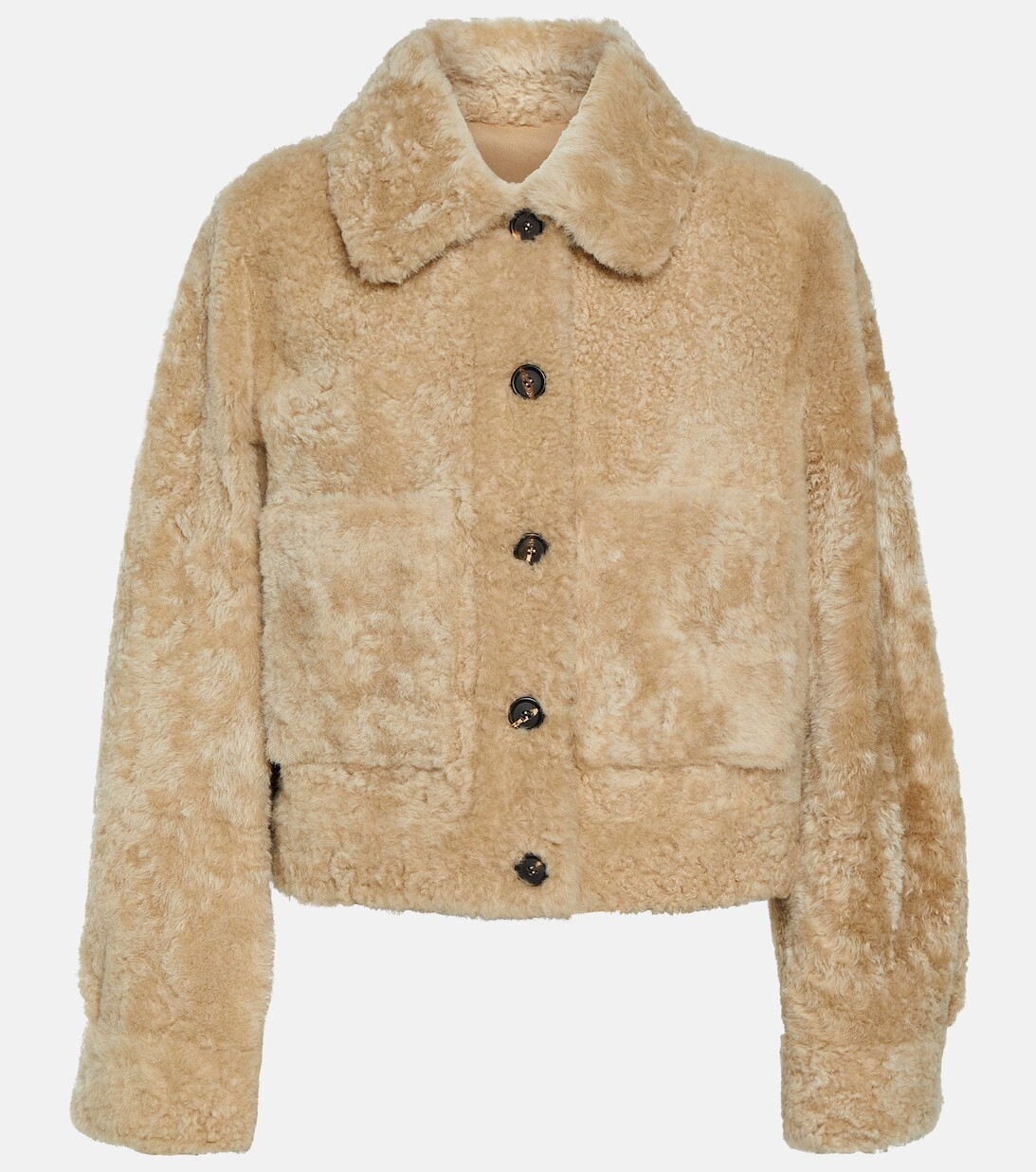 

Куртка из овчины Brunello Cucinelli, бежевый