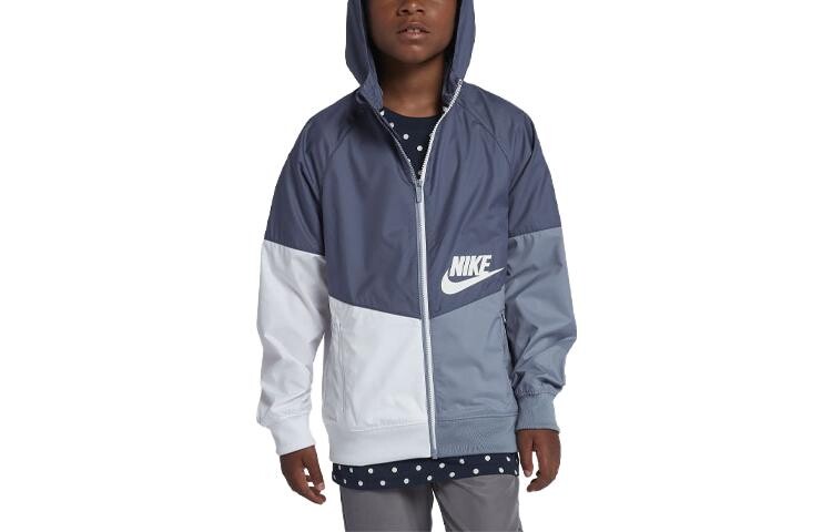 

Куртка Nike, серый/белый