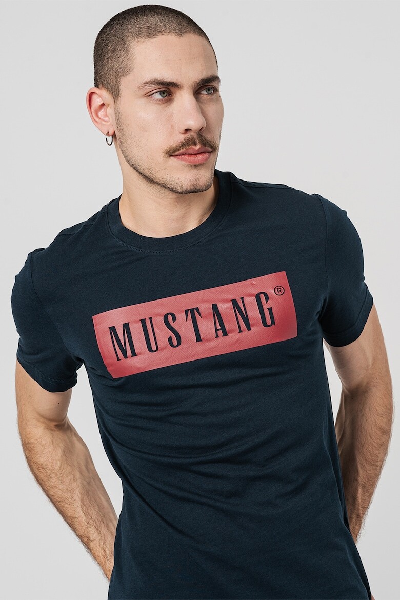 

Футболка с логотипом Mustang, синий