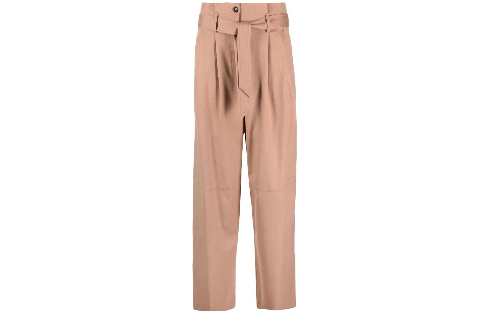 

Фланелевые брюки с поясом PINKO, хаки