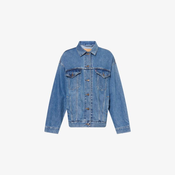 

Куртка джинсовая Levis Trucker XL, синий