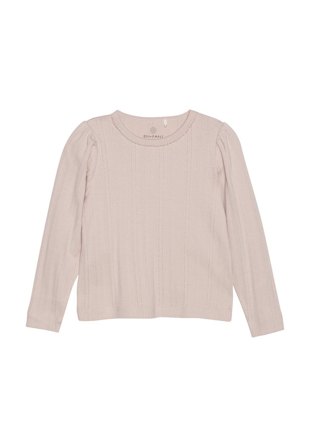 

Вязаный свитер LS POINTELLE EN FANT, цвет rose dust