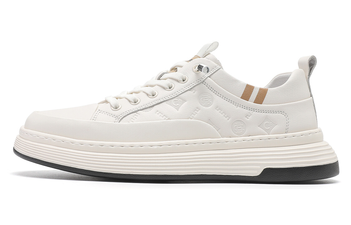 

Кроссовки C°BANNER Skateboarding Shoes Men Low-top White, белый