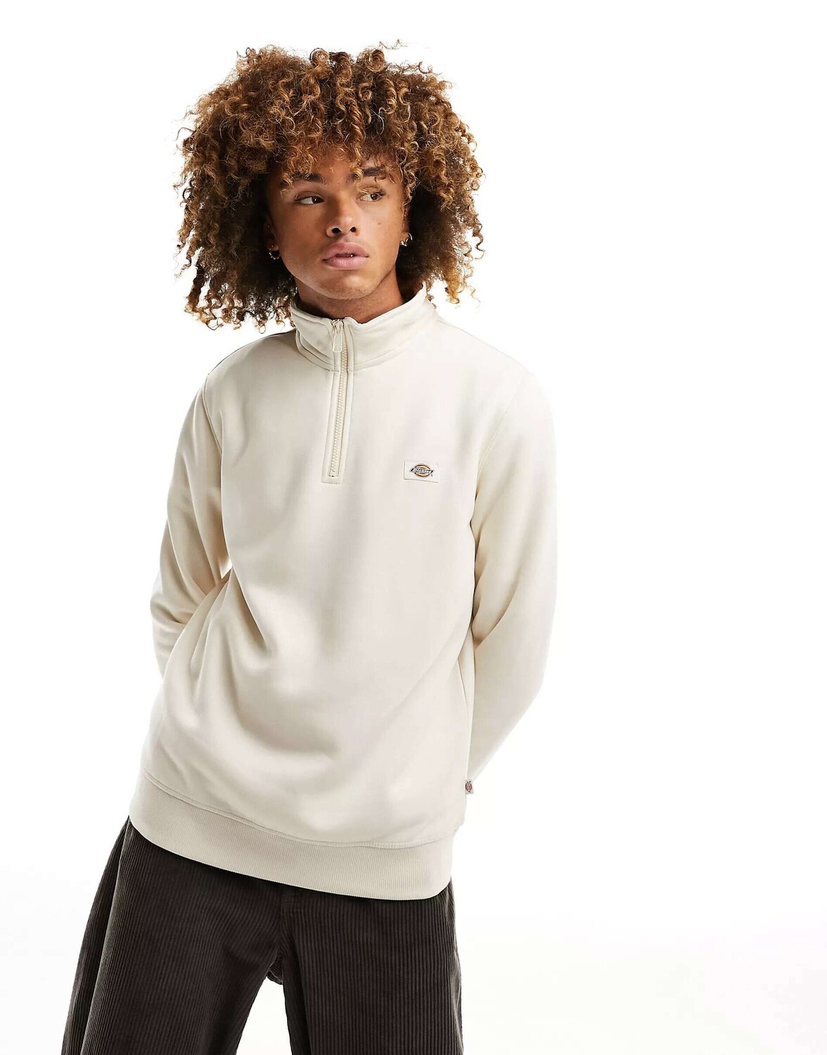 

Флисовая толстовка Dickies Oakport с молнией 1/4